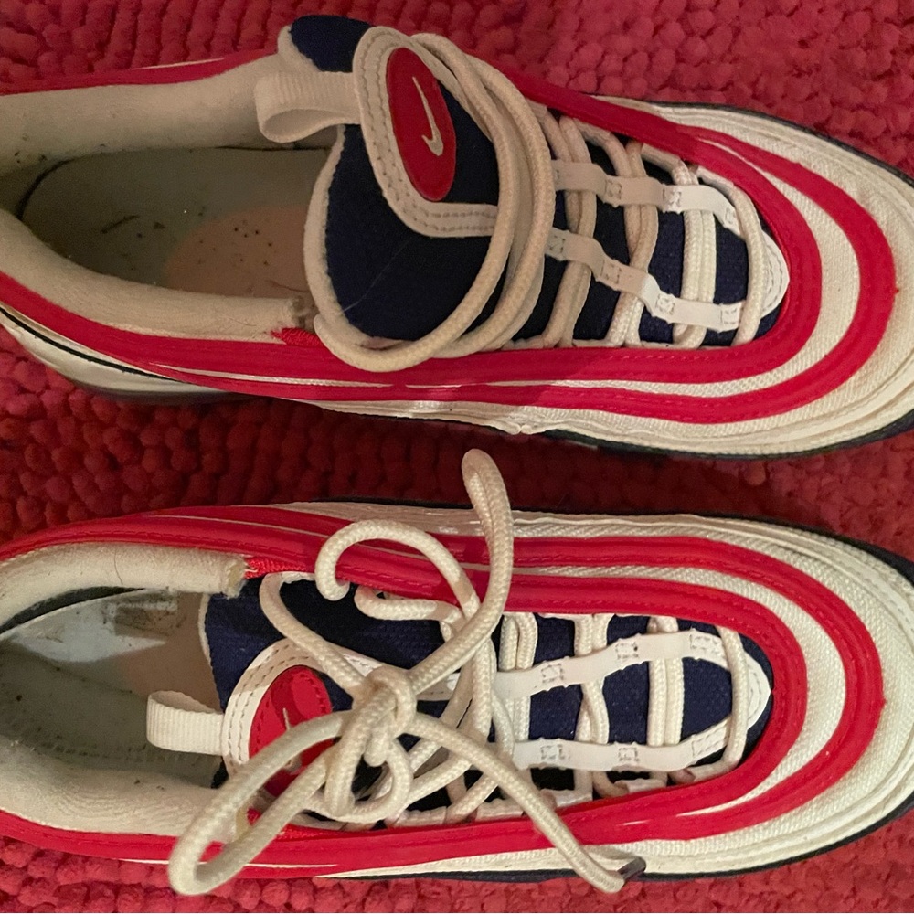 Nike sneakers air max 97 white universal red